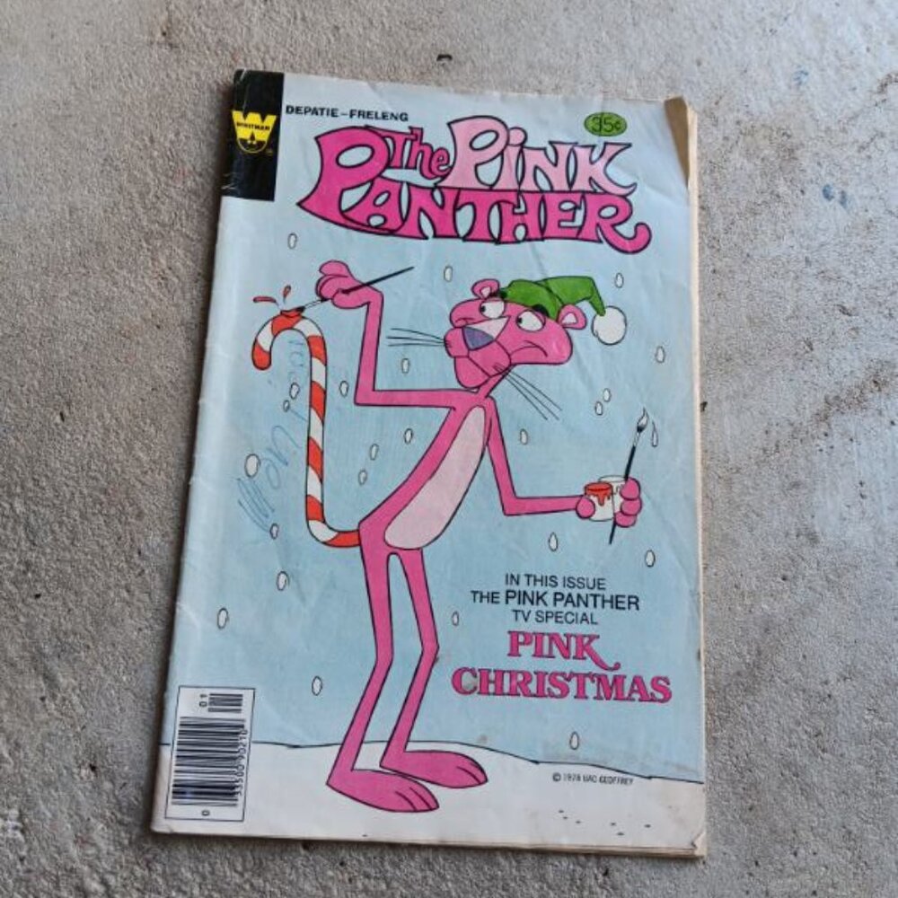 Vintage 1978 Whitman Comics Pink Panther Issue 60 TV Special Pink Christmas
